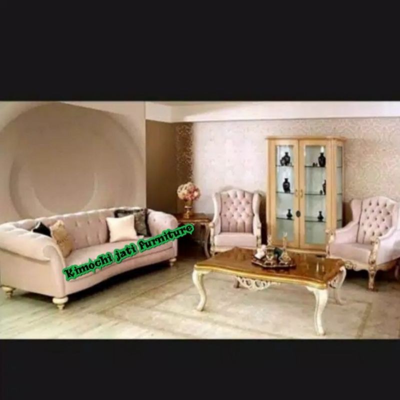 Kursi tamu mewah sofa tamu mewah kursi sofa chester murah mebel furniture jepara