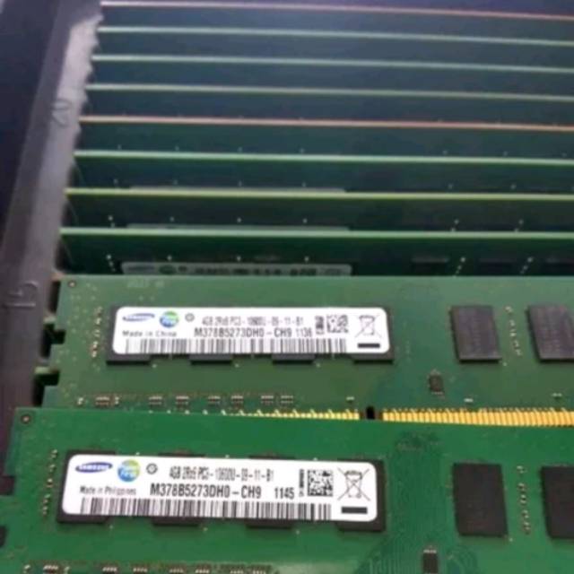 Memory Ram Ddr3 4gb PC12800 / PC10600 Buat PC Komputer Second Garansi