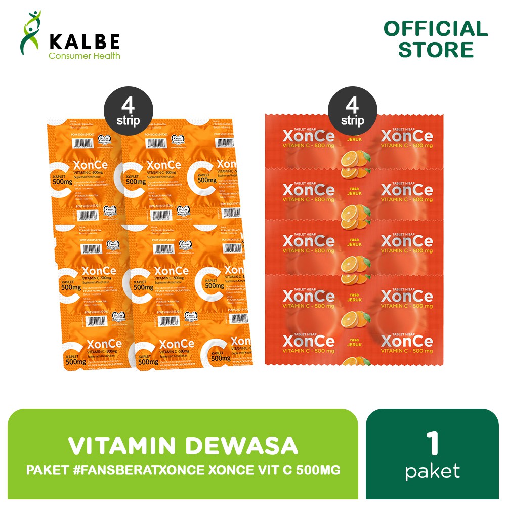 Paket Vitamin C Xonce 500mg