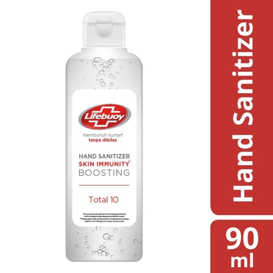 LIFEBUOY Hand Sanitizer Gel Total 10 Skin Immunity 90ml ORIGINAL