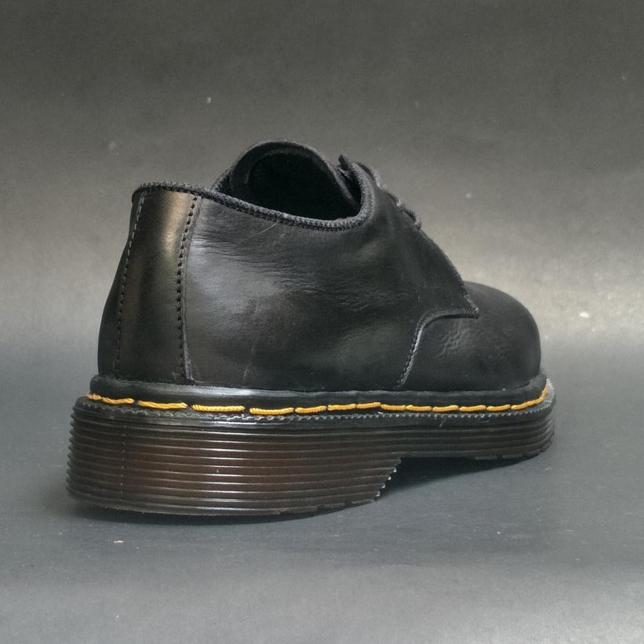 ALOOF DELOW - Sepatu Low Boots 3 Hole Pria Kulit Asli Original Handmade ,.,