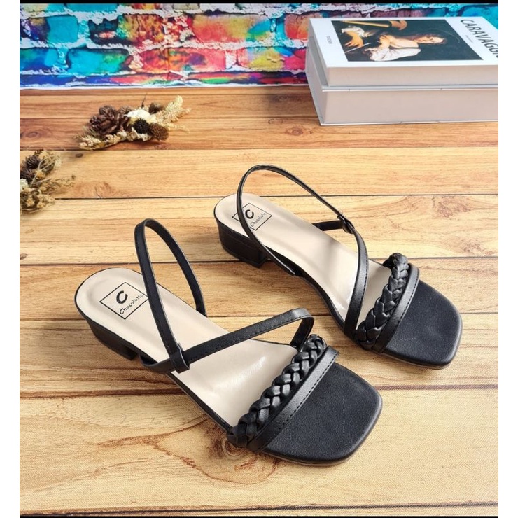 ABBUSHOES Yf 14 hak tahu tali kepang naura 3cm