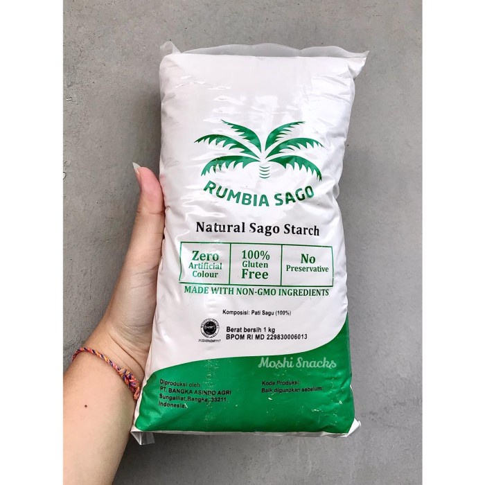 

[New] Sagu Rumbia Asli Bangka 1kg / Tepung Sagu Rumbia Kiloan