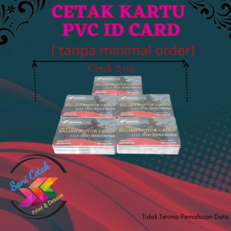 

[(BAYAR DITEMPAT) Cetak ID Card PVC Premium Kartu Member / Kartu Anggota Pelajar Tanpa Minimal Order