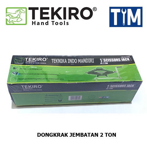 TEKIRO Dongkrak Jembatan 2 TON / Scissor Jack Automotive