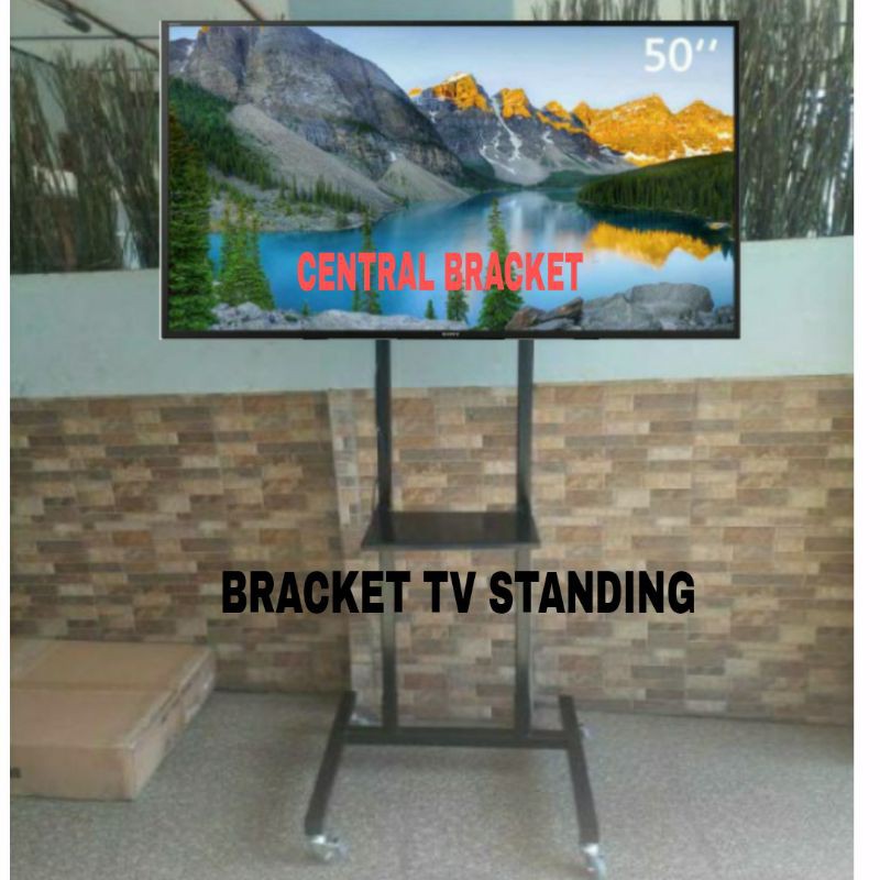 bracket tv standing bisa untuk tv 65" 60" 55" 50" 45" 43" 42" 32 inch
