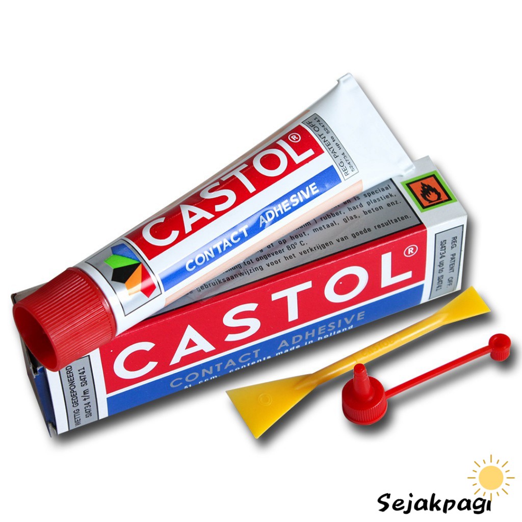 Lem Castol Besar 51 CC Contact Adhesive Daya Rekat Tinggi Tahan Panas Tahan Lama