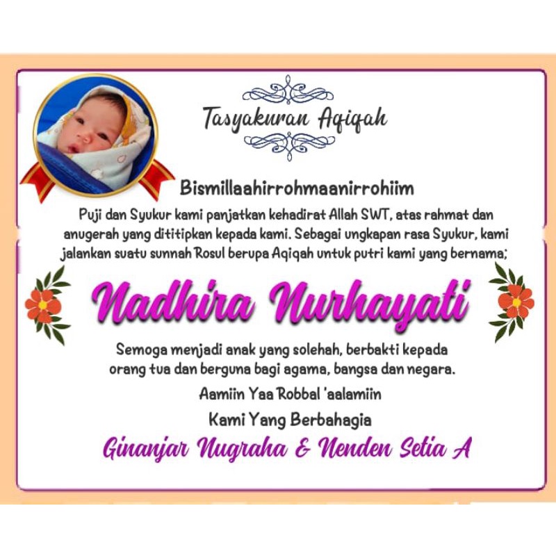 

STIKER SYUKURAN AQIQAHAN