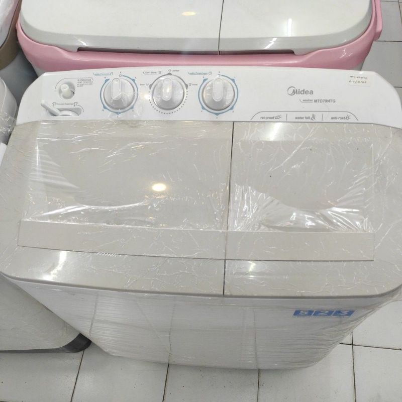 MESIN CUCI 2 TABUNG MIDEA MTD-79NTG 6,5KG