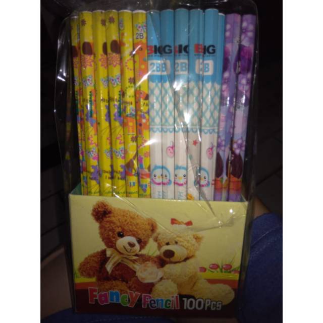 

Pensil fancy kayu isi 100 pcs