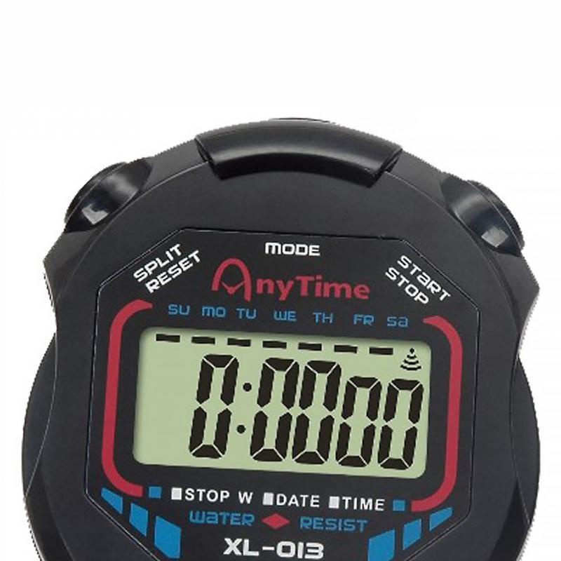 Classic Digital Professional Handheld LCD Chronograph Sports Stopwatch Timer Stop Watch with string OW