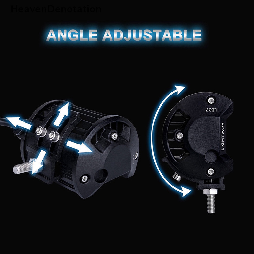 (Heavendenotation) Lampu Sorot 20-led 60w 4 &quot;Untuk Mobil Suv / Perahu Off Road