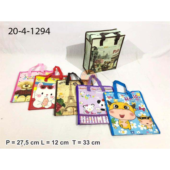 

Tas Kertas Paper Bag Shopping bag Motif Karakter Anak Lucu YX027 Murah