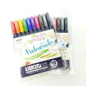 

Tombow Fudenosuke 10 warna