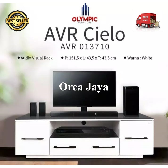 Meja TV / Rack TV AVR OLYMPIC CIELO