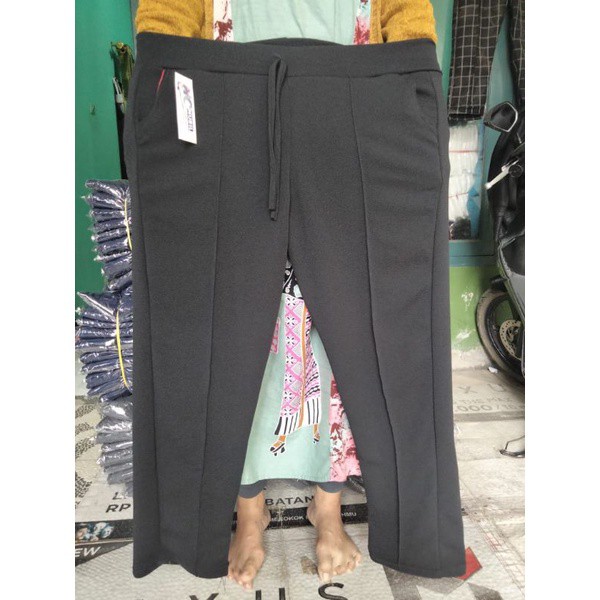 CELANA PANJANG DOTY PANTS ~ SUPER JUMBO BB 90+kg Ada ✔| Matt Crepe : Tebal &amp; Super Soft | Varian Warna/Ukuran/BB s.d. 4XL/85kg Ready ✔ | Bisa COD celana kasual wanita/minimalis/slim fit/ori