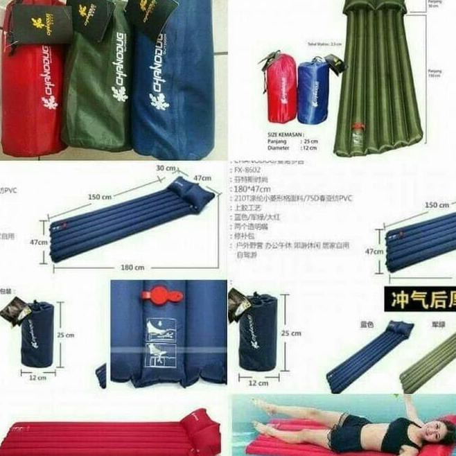 YKVA MATRAS ANGIN CHANODUG / KASUR ANGIN SLEEPING PAD CHANODUG OUTDOOR NOWL