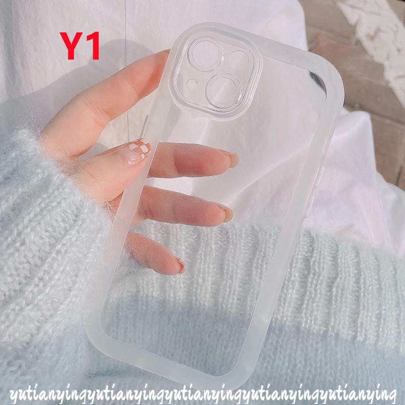 Soft Case TPU Warna Permen Polos Tahan Debu Untuk IPhone 12 11 Pro Max X XR Xs Max