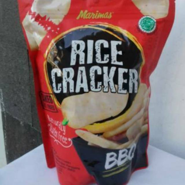 

**marimas rice crackers **Cracker Beras / No Gluten / Barbeque 50 gr