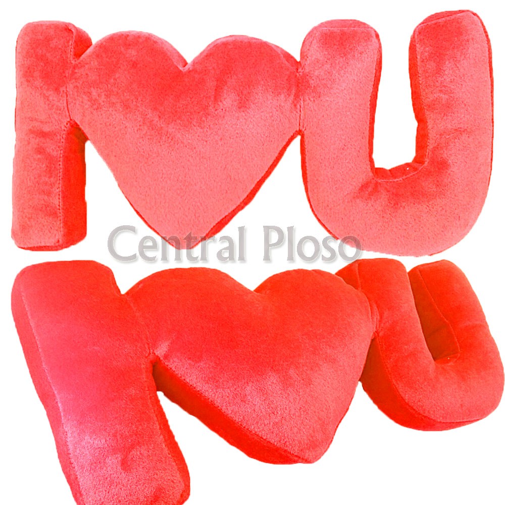 BANTAL CINTA I LOVE U KADO VALENTINE HEART HATI UNIK