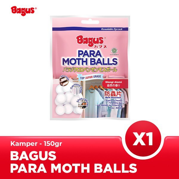 Bagus Para Moth Balls Kamper Penghilang Bau Anti Ngegat 150gr