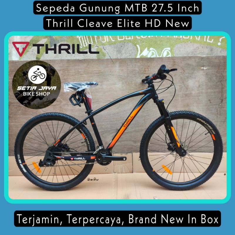Sepeda Gunung MTB 27.5 Inch THRILL CLEAVE ELITE New Alloy 2x9 Speed Rem Hidrolik