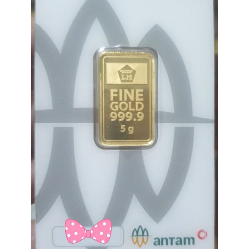 Logam Mulia Emas Antam 5 gram certieye 2020