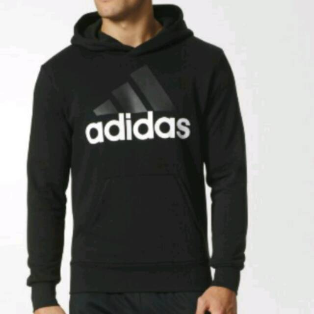 hoodie adidas hitam