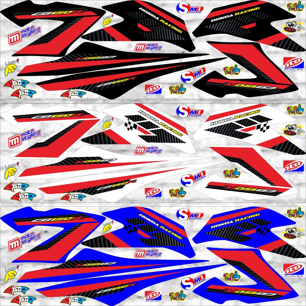 STIKER BODY MOTOR HONDA CB 150R G1