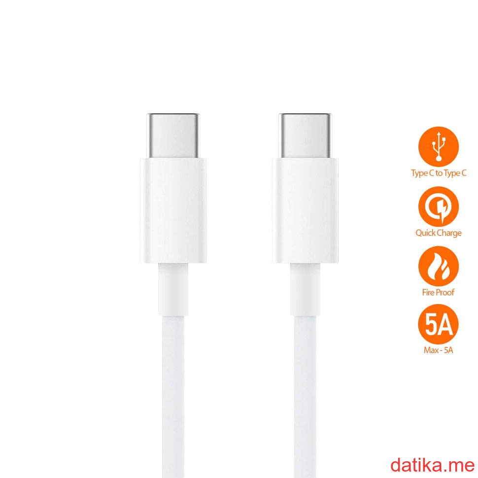 XIAOMI Data Cable Type-C to Type C PD Fast Charging 1.5M Original Pack