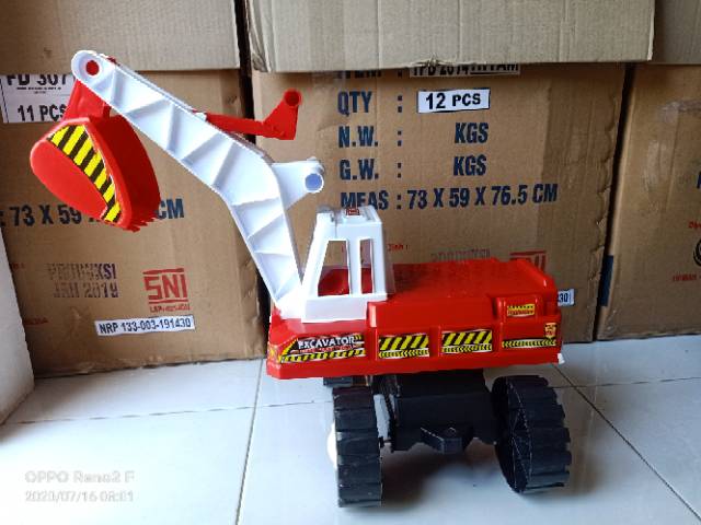 ST2121 turbo truck dozer / mainan mobil kontruksi bego garuk bisa di naiki / mainan mobil dorong