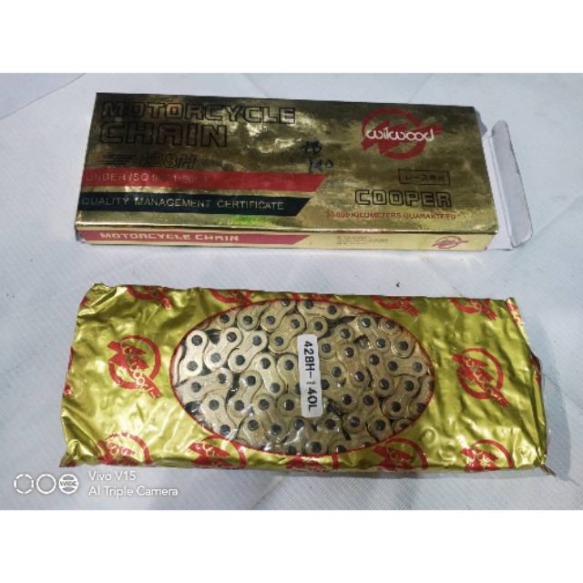 Rantai wilwood GOLD 428H 140L