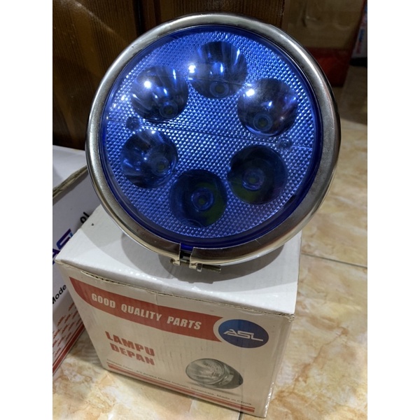 lampu depan bulat ASL cb100 led