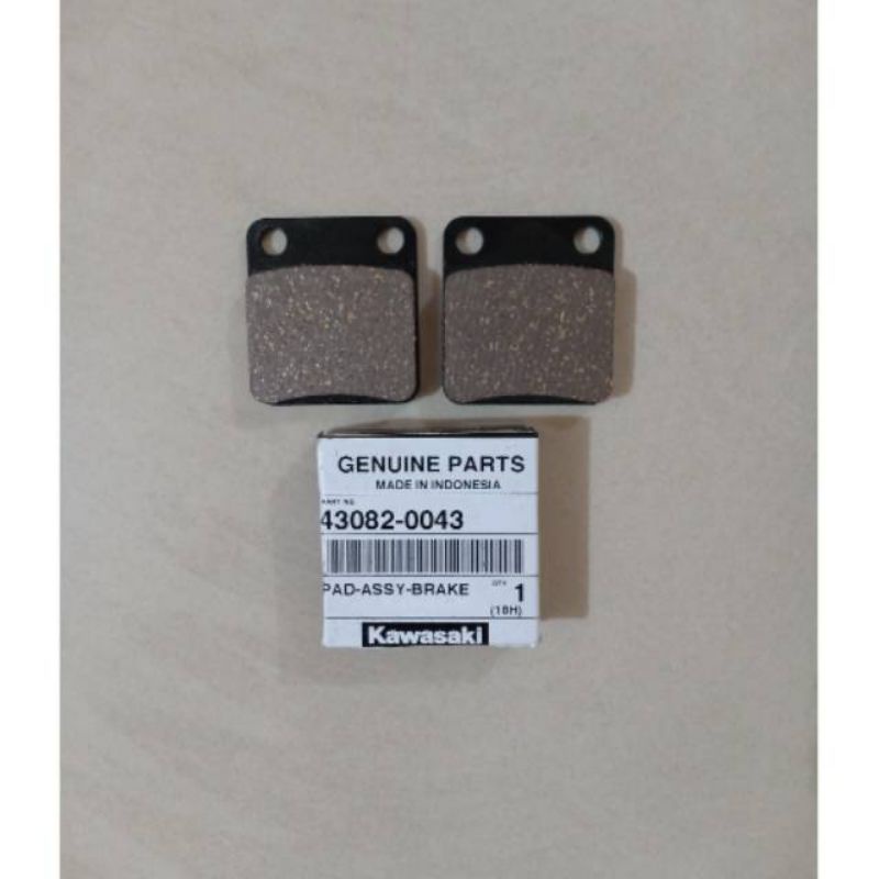 kampas rem belakang klx 150 original