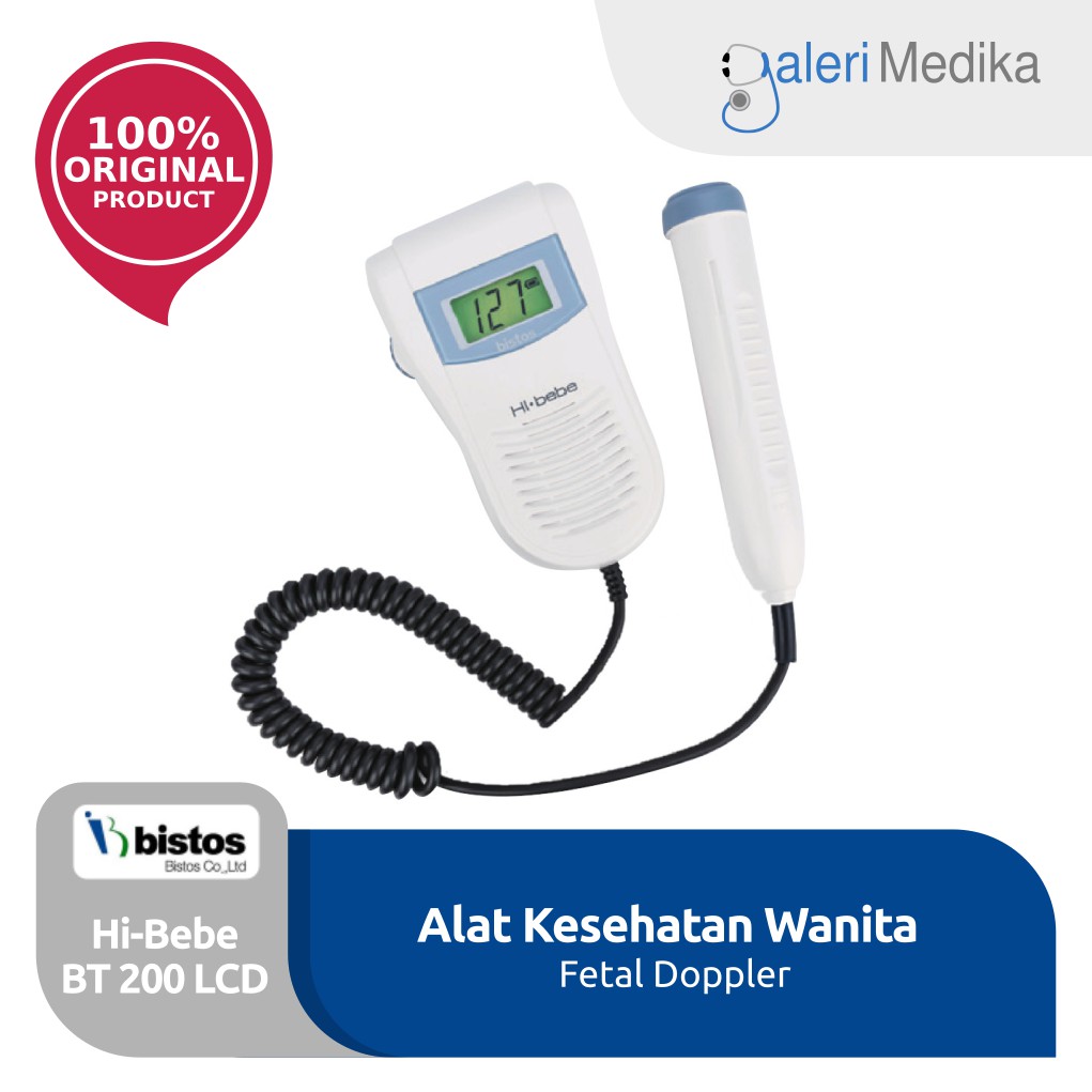 Fetal Doppler LCD Lotus / Alat Dengar Detak Jantung Janin