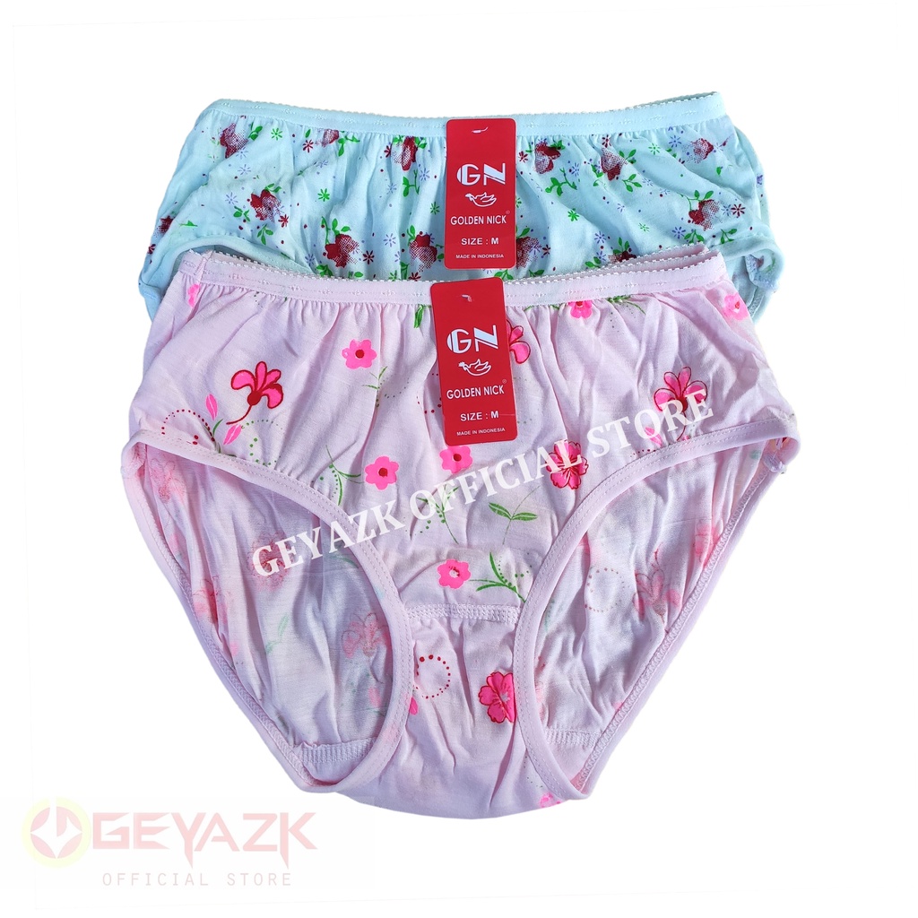 6 Pcs Celana Dalam Wanita  Terlaris  Cd Perempuan Motif Bunga Trend Termurah