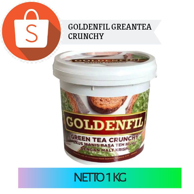 

goldenfil green tea crunchy 1 kg