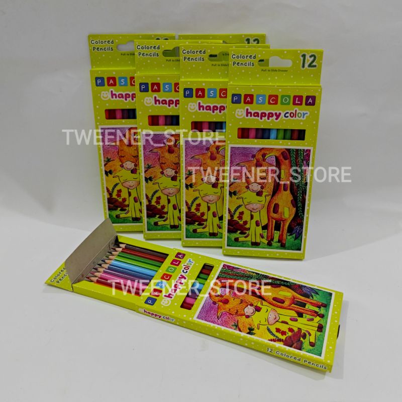 

Pascola Pensil Warna 12 Colour Panjang