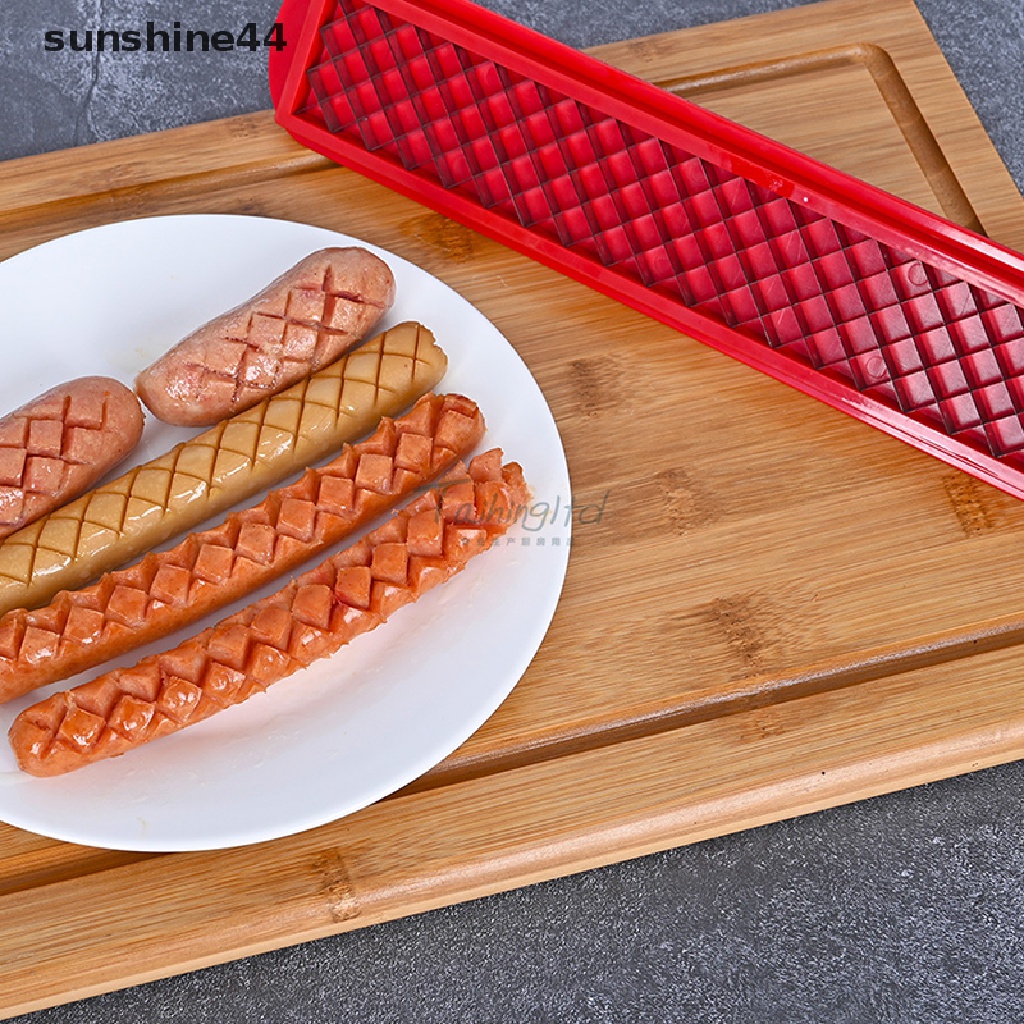 Sunshine Alat Pemotong Sosis / Hot Dog Portable Untuk BBQ / Outdoor