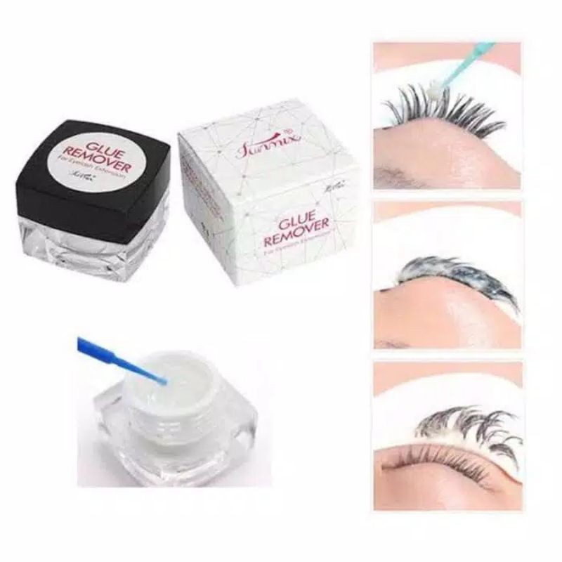 REMOVER BOX PUTIH HITAM PERONTOK EYELASH EXTENSION PERONTOK BULUMATA EYELASH EXTENSION