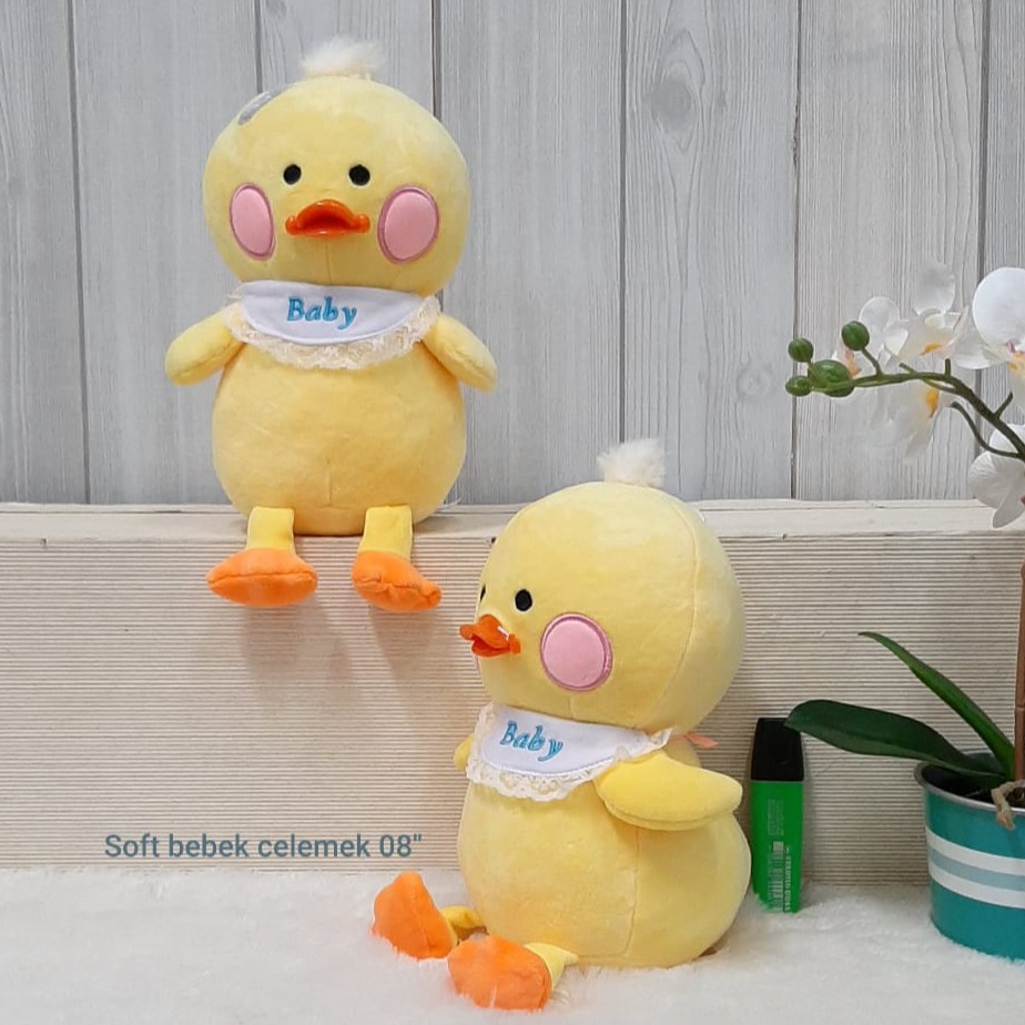 Boneka Bebek Celemek 20cm/Boneka Duck/Animal Boneka/Boneka Lembut Soft