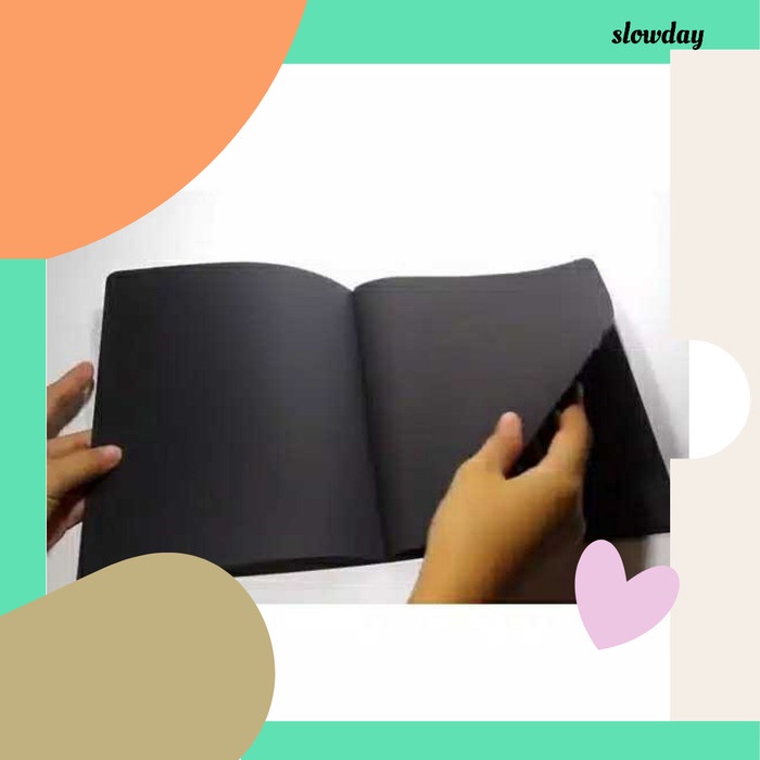 

Kusus Hari Ini Buku Tulis Catatan Kertas Hitam Polos B5 Sale!!!