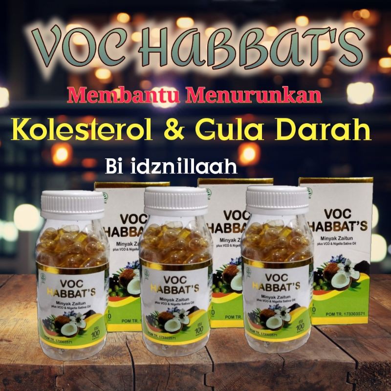 

Herbal Kolesterol Turunkan Kolesterol Dengan Cepat dan Aman, VOC habbat's Herbal Kolesterol