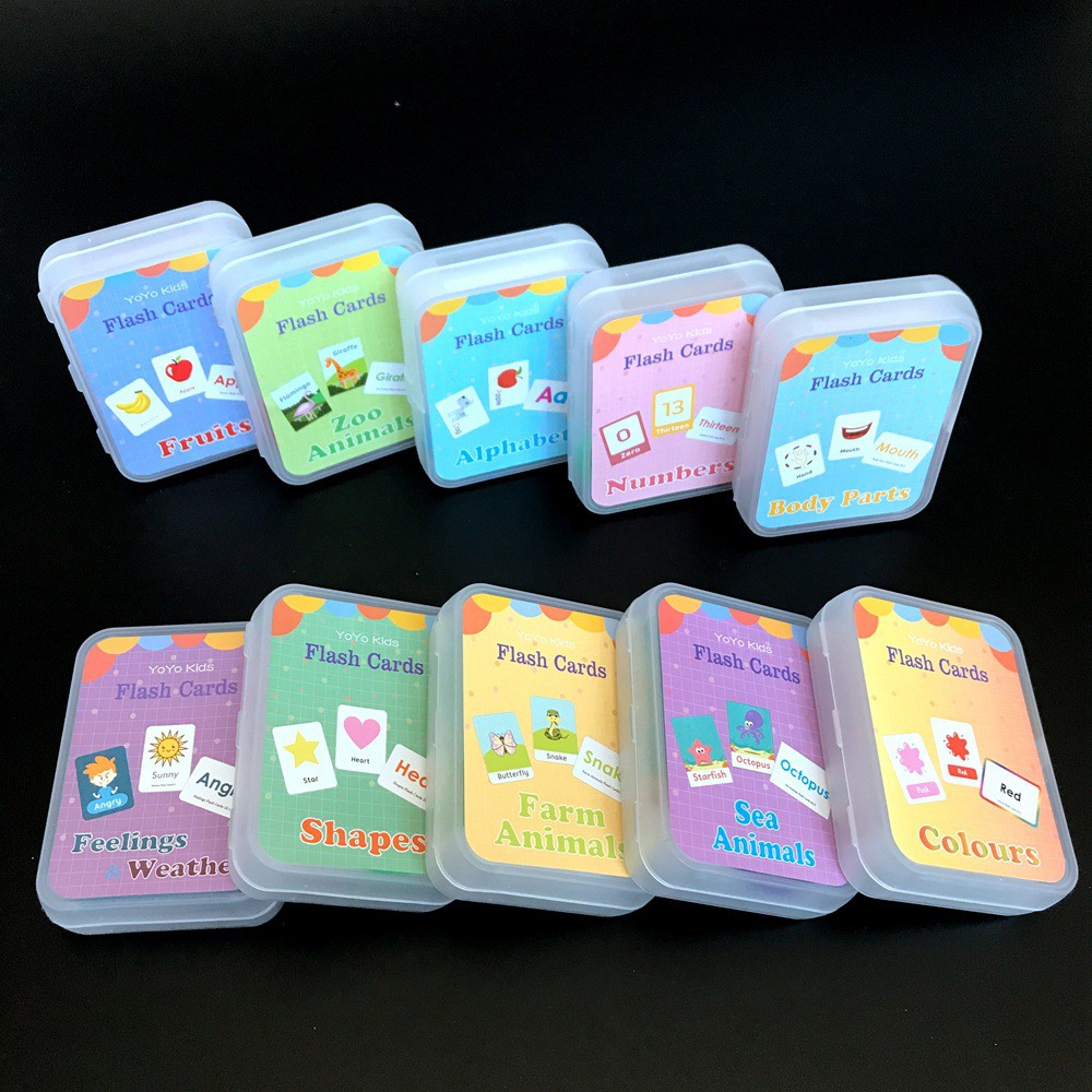 TweedyToys - Flash Card /  Kartu Pintar Edukasi Anak Alfabet Angka Hewan Buah Lengkap