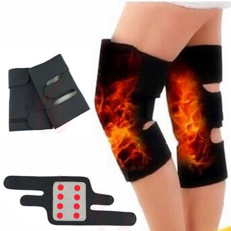 Sabuk Terapi Pemanas Lutut / Magnetic Therapy Self Heating Knee Pads 1 PCS