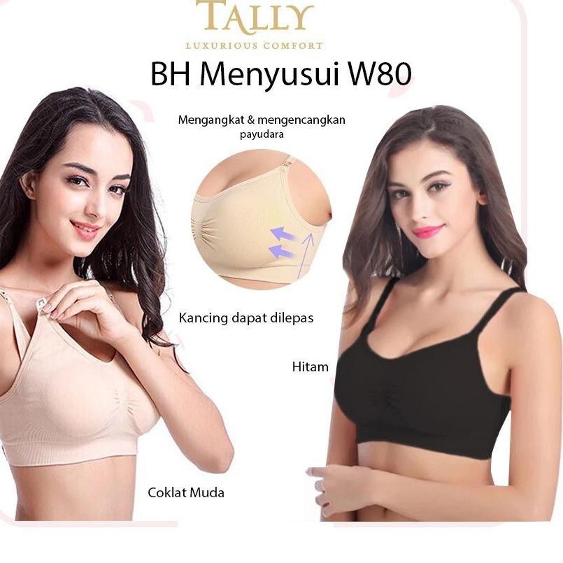 Pakaian dalam/Bh wanita /Bra BH Hamil Menyusui Maternity Bra Seamless Lembut Tally W80