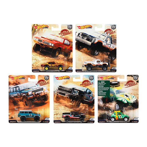 Hot Wheels Dessert Rally ford f150 raptor dodge wagon volkswagen vw bug  jeep wagoneer hotwheels