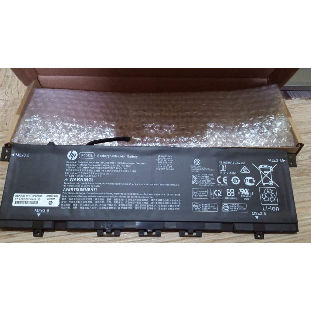 Baterai Laptop HP Envy X360 Model 13-ah0051wm KC04XL Original