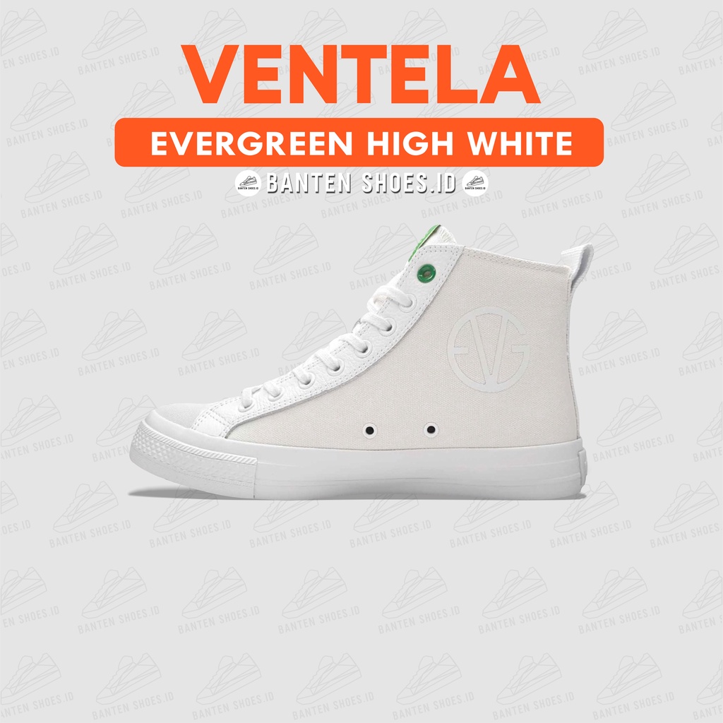Sepatu Ventela Evergreen High White Murah