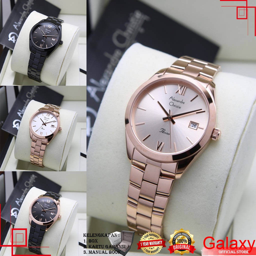 JAM ALEXANDRE CHRISTIE WANITA ALEXANDRE CHRISTIE WANITA ORIGINAL JAM TANGAN ALEXANDRE CHRISTIE WANIT